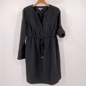 A Pea In The Pod Black Maternity Dress MIDI Size Medium‎ E17